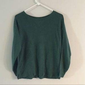 AE green knit sweater GUC